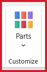 Customize group on the LeaderGuide Pro ribbon