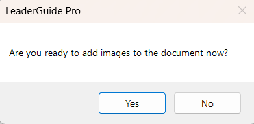 Prompt to add PowerPoint