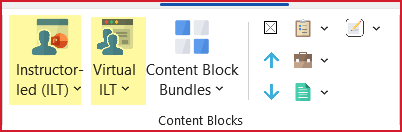 Content Blocks ILT VILT