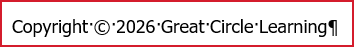 Copyright on Acknowledgements page