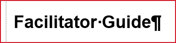 Guidebook Type Placeholder on Cover Page