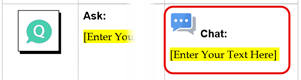 Highlighted ICue Prompt