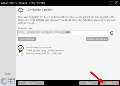 License Wizard - Enter Key 2