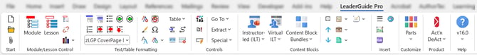Full LeaderGuide Pro Ribbon in Word