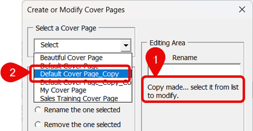 2-Create Custom Cover