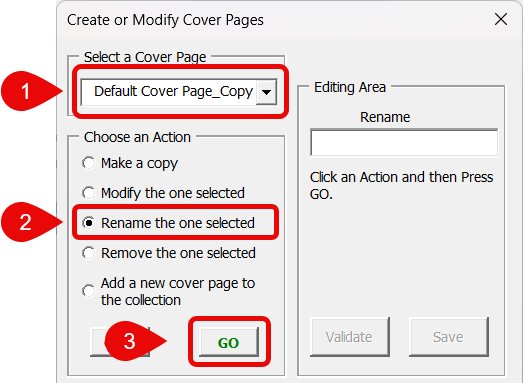 3-Custom Cover page