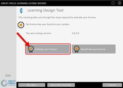 LDT License Wizard - Activate this license
