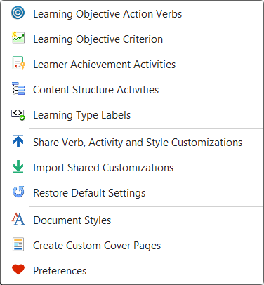 Customize List