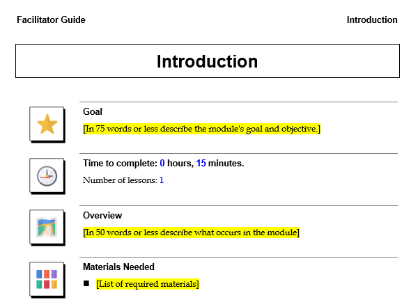 Module Overview Example
