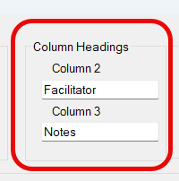 Preferences Column Headings small