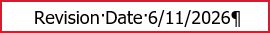 Revision Date field on Acknowledgements page