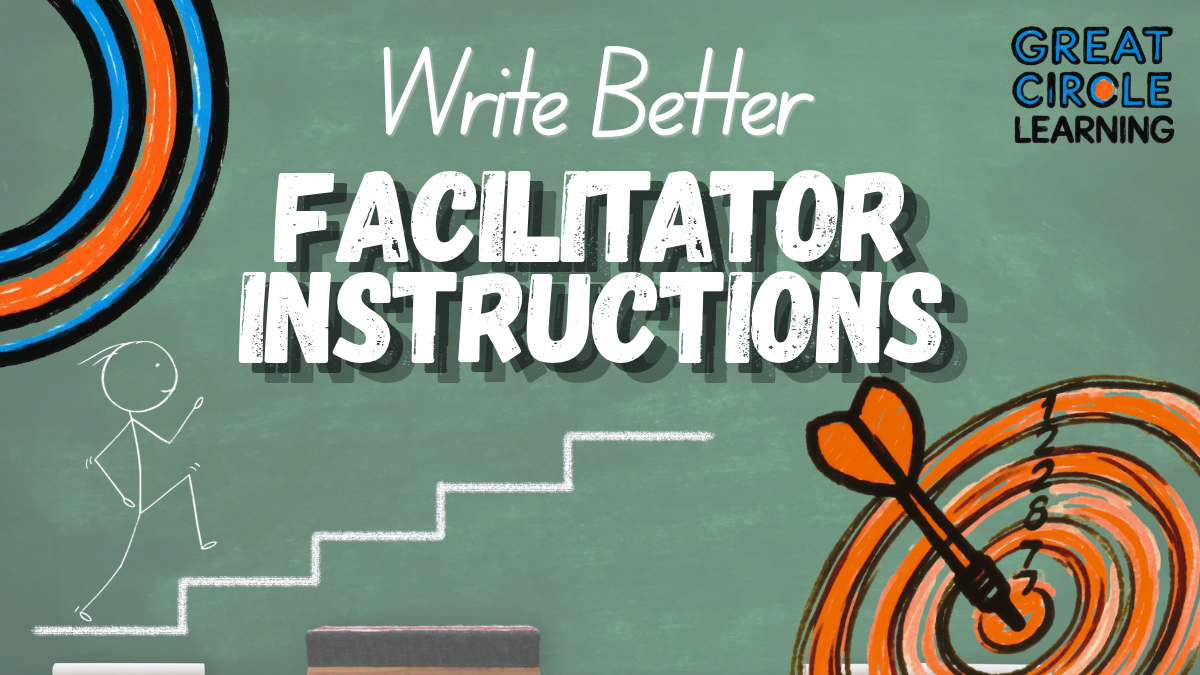 AIM, Then CLEAR: Write Better Facilitator Instructions