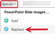 Special-Replace PPT