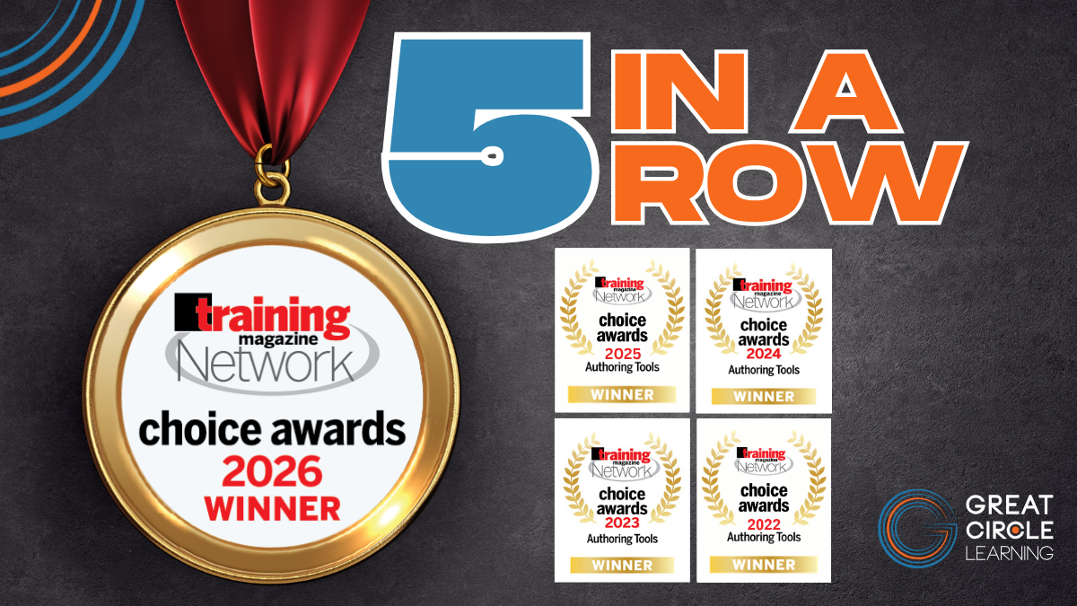 Great Circle Learning Wins 2026 Training Magazine Network Choice Award