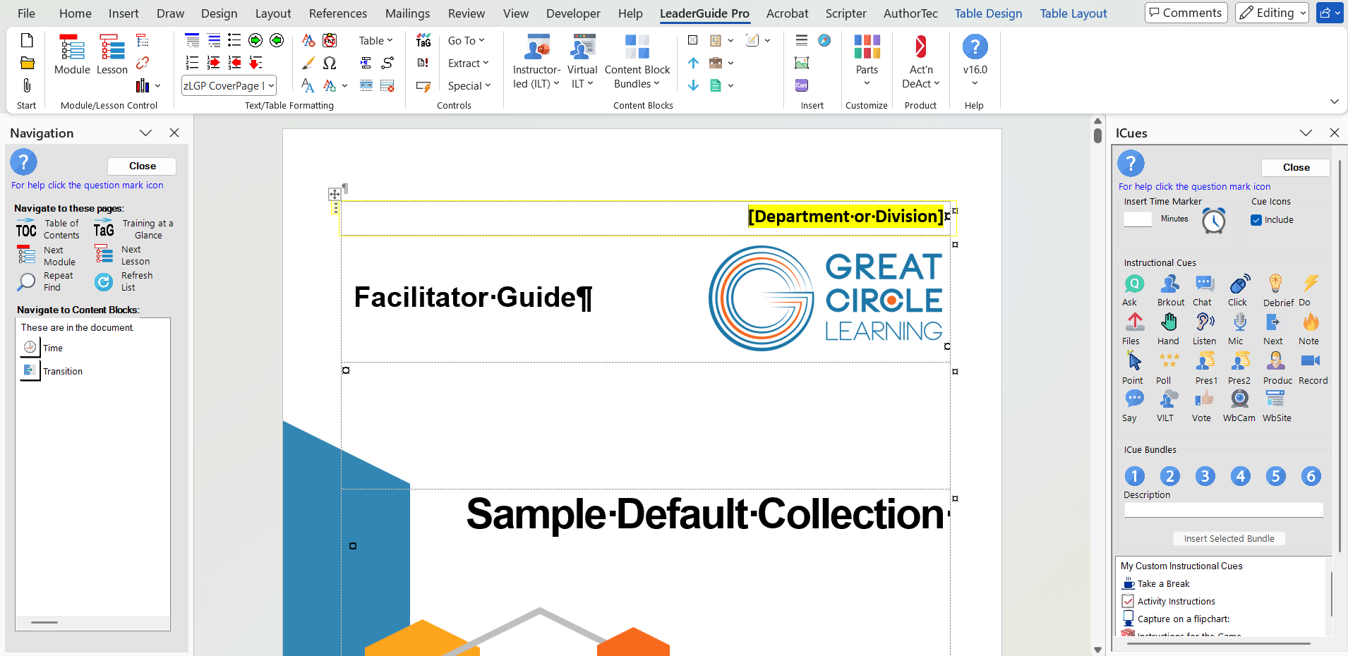 New Facilitator Guide Cover on screen New Facilitator Guide Cover on screen